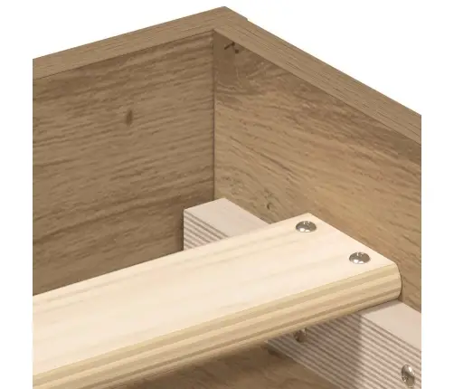 Gulta Bez Matrača, Artisan Ozola, 75X190 Cm, Inženierijas Koks Vidaxl