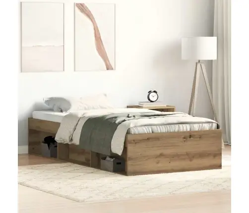 Gulta Bez Matrača, Artisan Ozola, 75X190 Cm, Inženierijas Koks Vidaxl