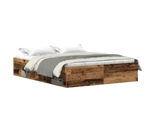 Lovos Rėmas Be Čiužinio, Medienos Dizaino, 150X200 Cm