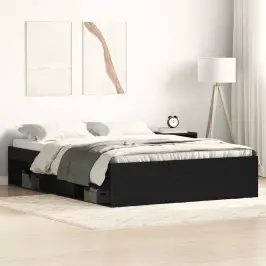 Lovos Rėmas Be Čiužinio, 135X190 cm Apdirbta Mediena