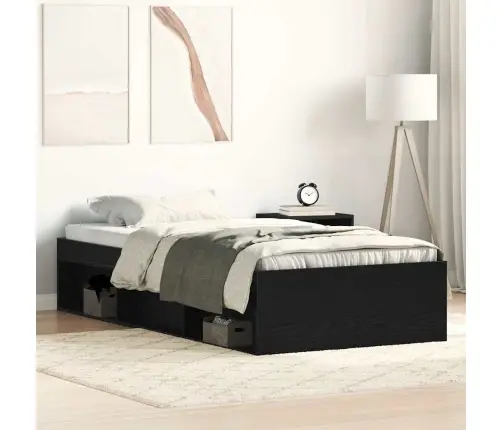 Gultas Rāmis Bez Matrača, 100X200 Cm, Inženierijas Koks Vidaxl