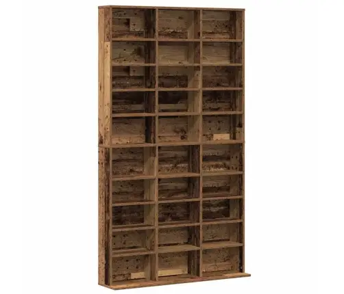 Cd Skapītis - Vecais Koks - 101X23X177.5 Cm - Inženierijas Koksne Vidaxl