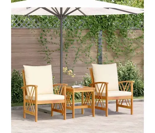 Aia Diivanikomplekt Padjaga 3 Pcs Pruun Tugev Akaatsiapuit