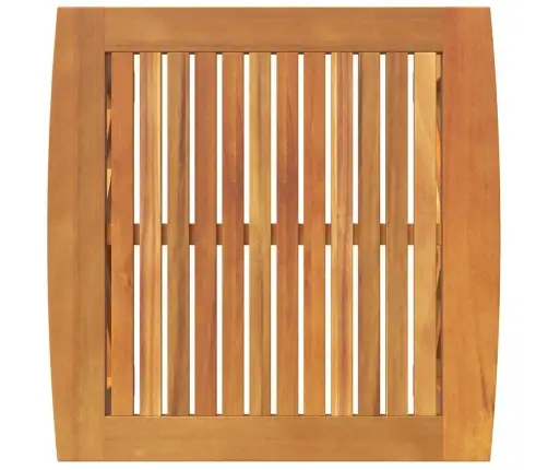 Dārza Sānu Galds Brūns 45X45X50 Cm No Cietas Akācijas Koka Vidaxl