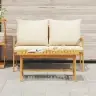 Kafijas Galdiņš 90X45X40 Cm Cieta Akācija Vidaxl