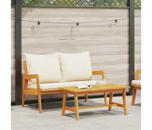 Bistro Komplekts 2 Pcs Eļļa Dabīgā Cietā Akācijas Koks Vidaxl