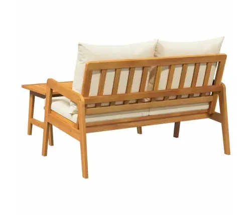 Bistro Komplekts 2 Pcs Eļļa Dabīgā Cietā Akācijas Koks Vidaxl