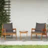 Bistro Komplektas 3 Pcs Ruda 45 X 45 X 38Cm Bistro Komplektas 3 Pcs Ruda 45 X 45 X 38Cm