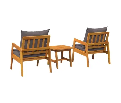 Bistro Komplektas 3 Pcs Ruda 45 X 45 X 38Cm Bistro Komplektas 3 Pcs Ruda 45 X 45 X 38Cm