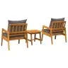 Bistro Komplektas 3 Pcs Ruda 45 X 45 X 38Cm Bistro Komplektas 3 Pcs Ruda 45 X 45 X 38Cm