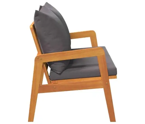 Sodo Suolas Su Pagalve Ruda Akacijos Medienos Masyvas