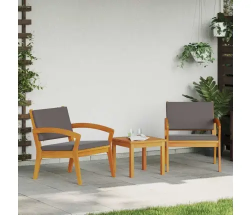 Sodo Kėdė 2 Pcs Natūralus Aliejus Kietos Akacijos Mediena