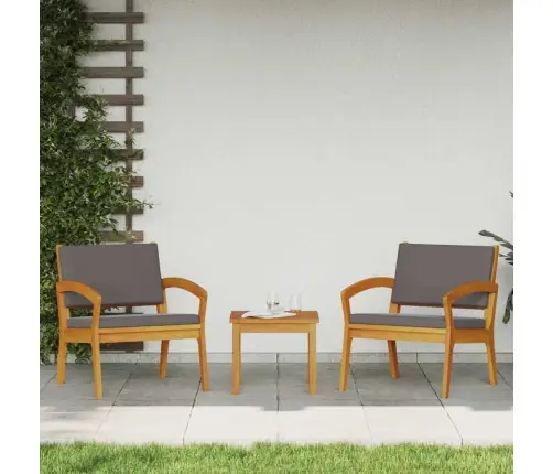 Sodo Kėdė 2 Pcs Natūralus Aliejus Kietos Akacijos Mediena