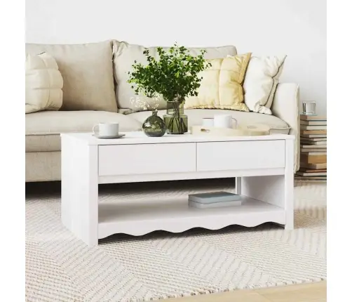 Kohvilaud Sahtliga Drammen Valge 99 X 55 X 45 Cm Männipuit