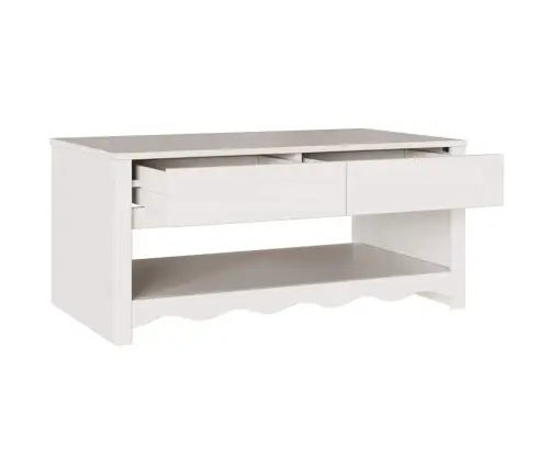 Kohvilaud Sahtliga Drammen Valge 99 X 55 X 45 Cm Männipuit