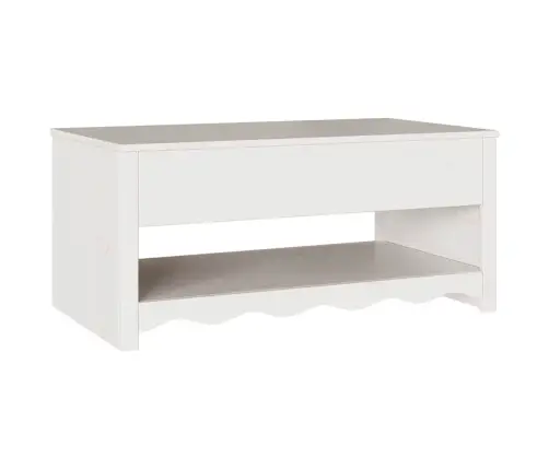 Kohvilaud Sahtliga Drammen Valge 99 X 55 X 45 Cm Männipuit