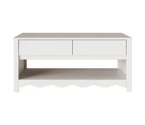 Kohvilaud Sahtliga Drammen Valge 99 X 55 X 45 Cm Männipuit