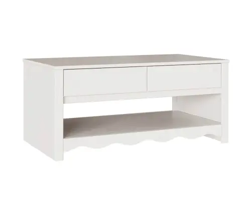 Kohvilaud Sahtliga Drammen Valge 99 X 55 X 45 Cm Männipuit