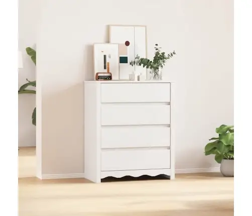 Ištraukalas Spinta Su Stalčių Drammen Balta 76,5 X 40 X 91 Cm