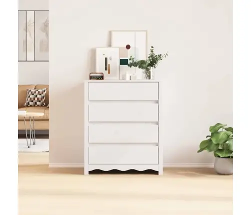 Ištraukalas Spinta Su Stalčių Drammen Balta 76,5 X 40 X 91 Cm