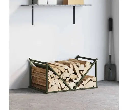 Malkas Plaukts, Olīvu Zaļa 70X43X34,5 Cm Auksti Velmēts Tērauds Vidaxl