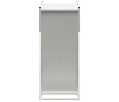 Küttepuude Rest, Valge, 69,5X35X81 cm Külmvaltsitud Teras