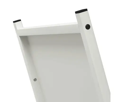 Küttepuude Rest, Valge, 69,5X35X81 cm Külmvaltsitud Teras