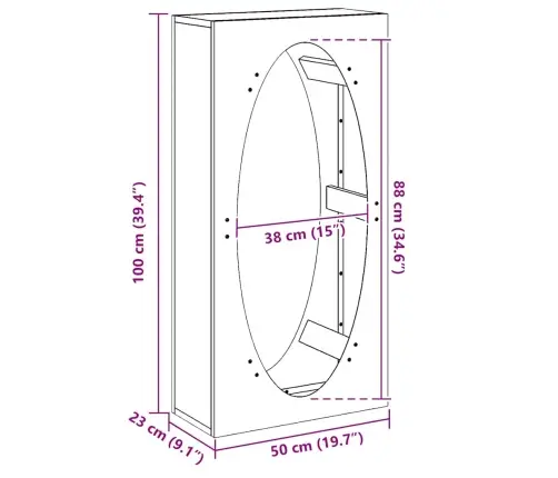 Malkas Plaukts, Antracīts 50X23X100 Cm, Auksti Velmēts Tērauds Vidaxl