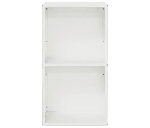 Malkas Plaukts, Balta, 40X30X75 Cm, Auksti Velmēts Tērauds Vidaxl