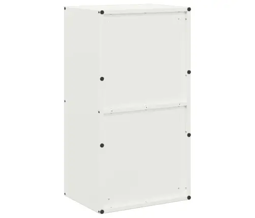 Malkas Plaukts, Balta, 40X30X75 Cm, Auksti Velmēts Tērauds Vidaxl