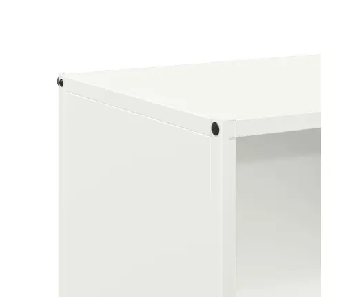 Malkas Plaukts, Balta, 40X30X75 Cm, Auksti Velmēts Tērauds Vidaxl