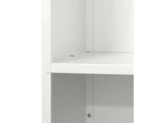 Malkas Plaukts, Balta, 40X30X75 Cm, Auksti Velmēts Tērauds Vidaxl