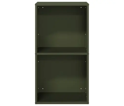 Malkas Plaukts, Olīvu Zaļa 40X30X75 Cm Auksti Velmēts Tērauds Vidaxl