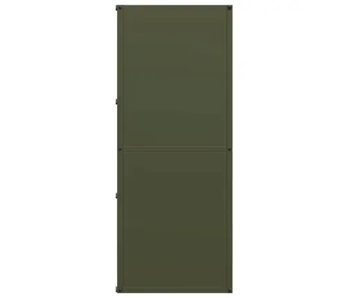 Malkas Plaukts, Olīvu Zaļa 40X30X75 Cm Auksti Velmēts Tērauds Vidaxl