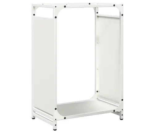 Küttepuude Rest, Valge, 44X28X65 cm Külmvaltsitud Teras