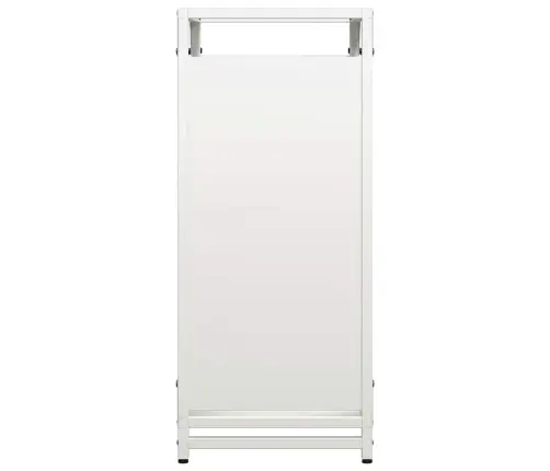 Küttepuude Rest, Valge, 44X28X65 cm Külmvaltsitud Teras