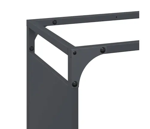 Malkas Plaukts, Antracīts 44X28X65 Cm, Auksti Velmēts Tērauds Vidaxl