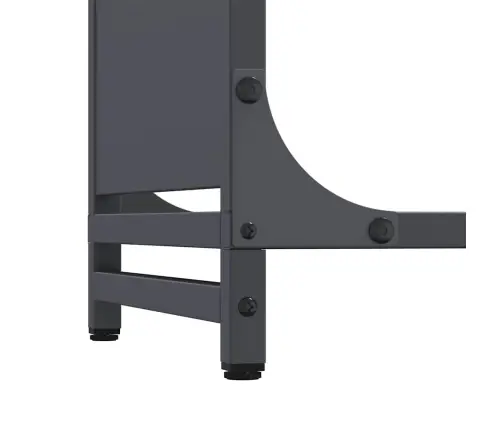 Malkas Plaukts, Antracīts 44X28X65 Cm, Auksti Velmēts Tērauds Vidaxl