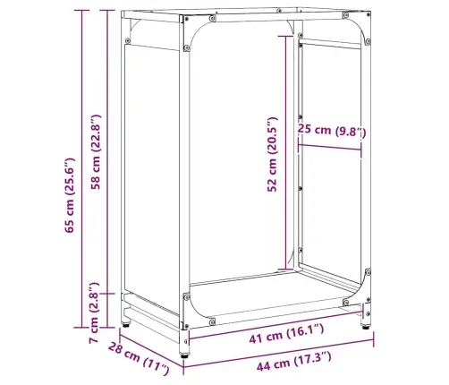 Malkas Plaukts, Antracīts 44X28X65 Cm, Auksti Velmēts Tērauds Vidaxl