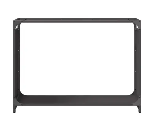 Küttepuude Rest, Must, 90X28X65 cm Külmvaltsitud Teras