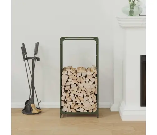 Malkas Plaukts, Olīvu Zaļa 44X28X90 Cm Auksti Velmēts Tērauds Vidaxl