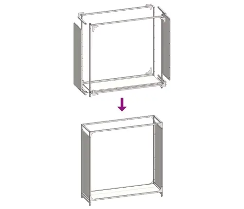 Malkas Plaukts, Balta, 90X28X90 Cm, Auksti Velmēts Tērauds Vidaxl
