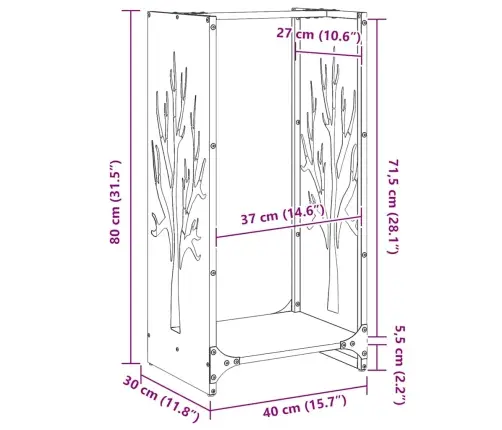 Malkas Statīvs, 40X30X80 Cm, Nerūsējošais Tērauds Vidaxl