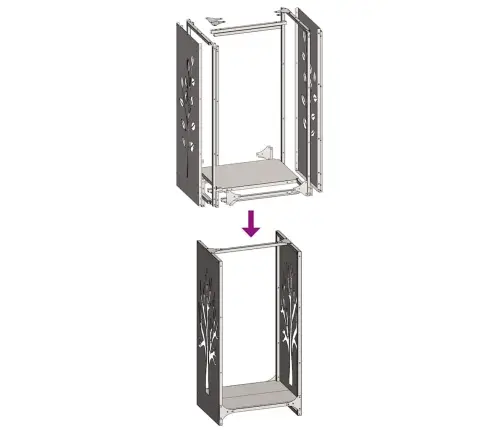 Malkas Statīvs, 40X30X80 Cm, Nerūsējošais Tērauds Vidaxl