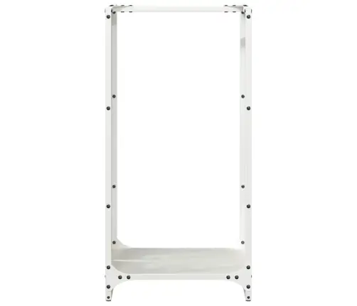 Stovas Malkoms, Balta, 40X30X80 cm Šaltai Valcuotas Plienas