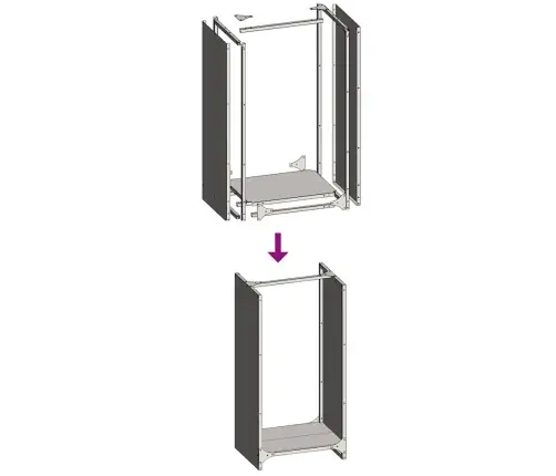 Stovas Malkoms, Balta, 40X30X80 cm Šaltai Valcuotas Plienas
