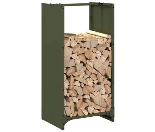 Malkas Plaukts, Olīvu Zaļa 40X30X80 Cm Auksti Velmēts Tērauds Vidaxl