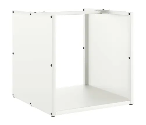 Küttepuude Rest, Valge, 40X40X40 cm Külmvaltsitud Teras