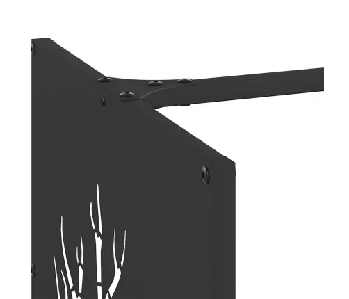 Malkas Plaukts, Melns, 40X40X40 Cm, Auksti Velmēts Tērauds Vidaxl