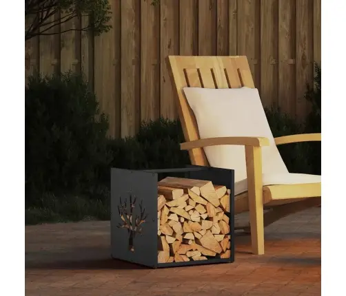 Malkas Plaukts, Melns, 40X40X40 Cm, Auksti Velmēts Tērauds Vidaxl